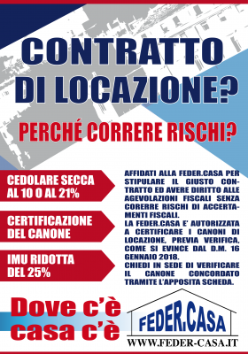 Contratti e Canoni di locazione - FEDER.CASA ROMA